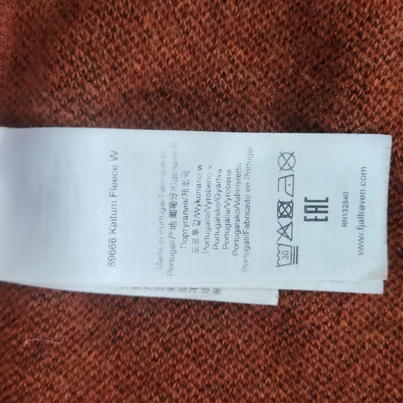 Fjallraven KAITUM Wool Blend  Jacket, Autumn Leaf - Picture 13 of 13